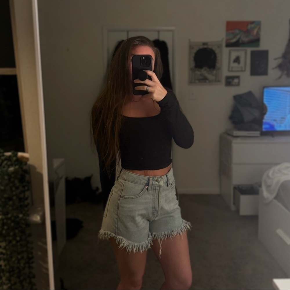 Wild Fable Light Blue Denim Shorts Size 2 NWT